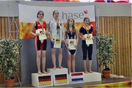 Finja Dietz Europameisterin in U16 bis 55 kg gewann jeden Kampf in Sekunden  