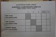 Liste der Kmpfer U14 bis 55 kg auf der EM 2013 in Pnitz