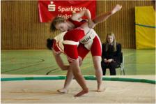 einzelne Bilder aus den Kmpfen Finja Dietz und ihre Gegner auf der Sumo-Em 2013 in Pnitz S.-H.